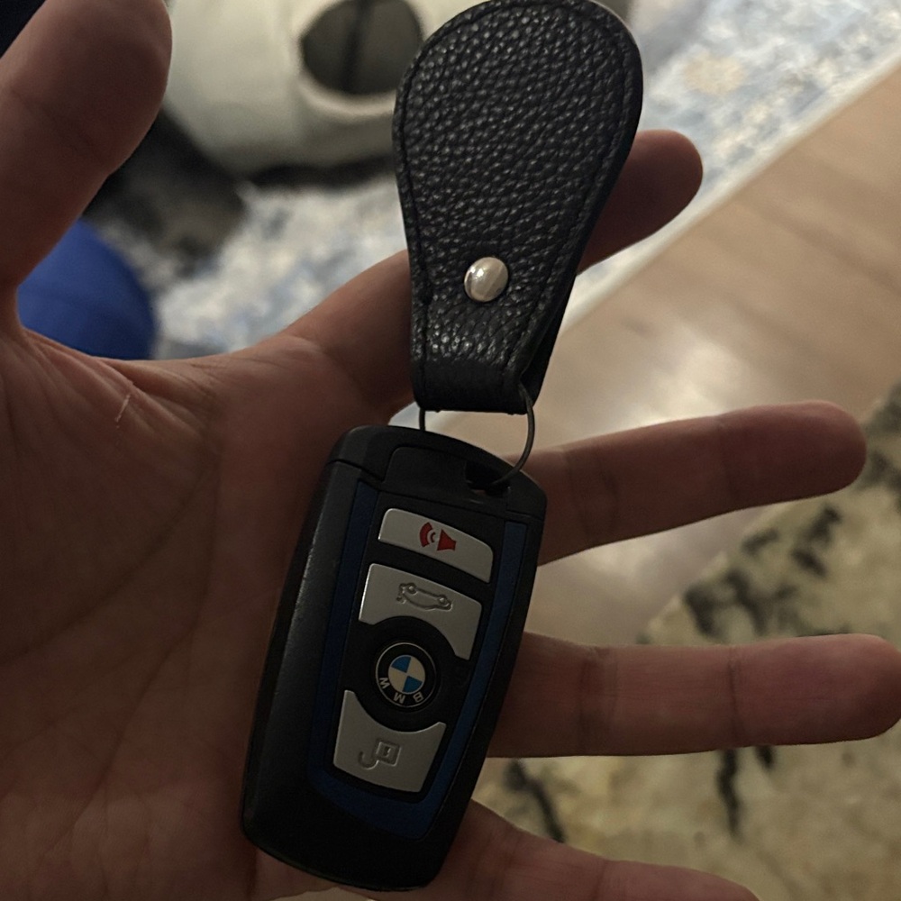 BMW Black and Blue Key Fob